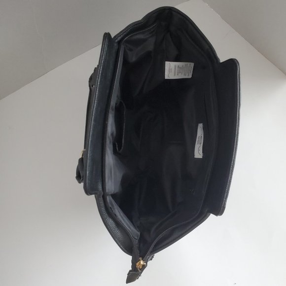 New Look Handheld Buckle Detail Satchel, Black, - Picture 4 of 9